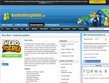 Tablet Screenshot of hero-zero.kostenlosspielen.net